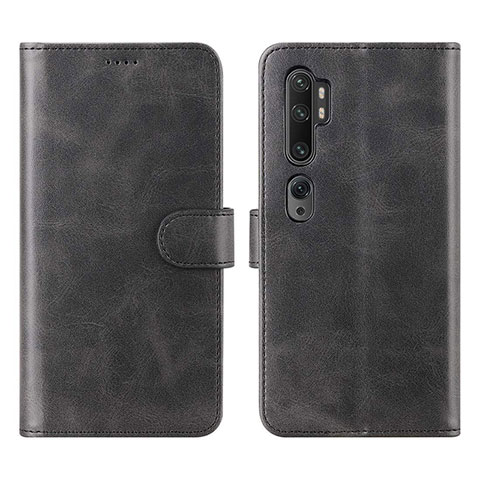 Coque Portefeuille Livre Cuir Etui Clapet L02 pour Xiaomi Mi Note 10 Noir