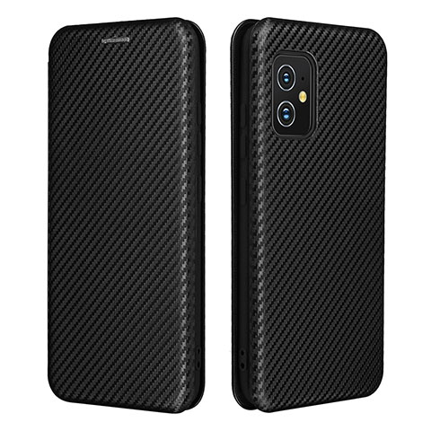 Coque Portefeuille Livre Cuir Etui Clapet L02Z pour Asus ZenFone 8 Mini Noir