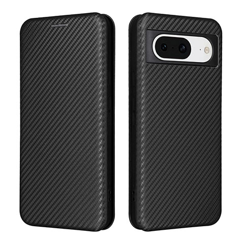 Coque Portefeuille Livre Cuir Etui Clapet L02Z pour Google Pixel 8 5G Noir