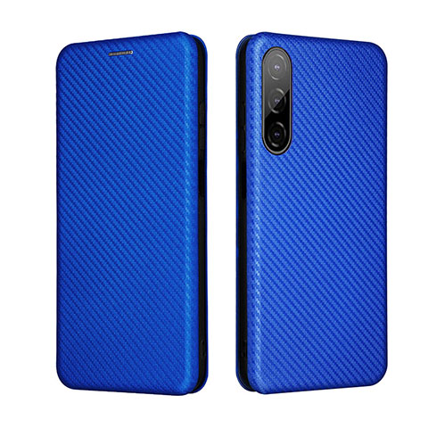 Coque Portefeuille Livre Cuir Etui Clapet L02Z pour HTC Desire 22 Pro 5G Bleu