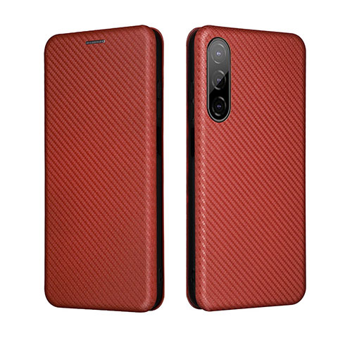 Coque Portefeuille Livre Cuir Etui Clapet L02Z pour HTC Desire 22 Pro 5G Marron