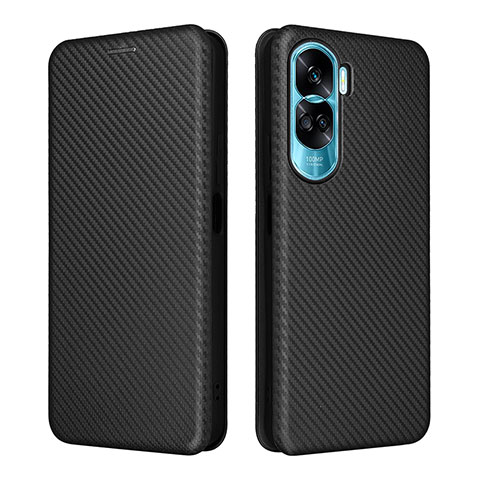 Coque Portefeuille Livre Cuir Etui Clapet L02Z pour Huawei Honor 90 Lite 5G Noir