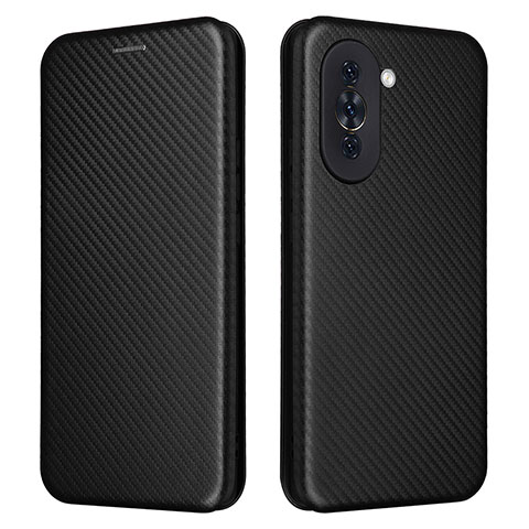 Coque Portefeuille Livre Cuir Etui Clapet L02Z pour Huawei Nova 10 Noir