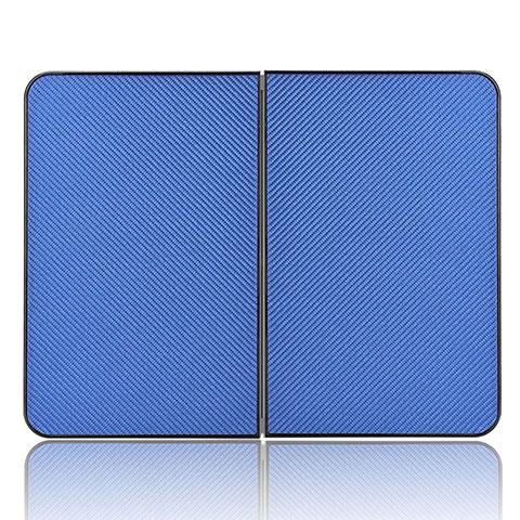 Coque Portefeuille Livre Cuir Etui Clapet L02Z pour Microsoft Surface Duo Bleu