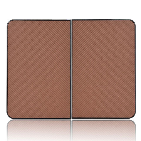 Coque Portefeuille Livre Cuir Etui Clapet L02Z pour Microsoft Surface Duo Marron