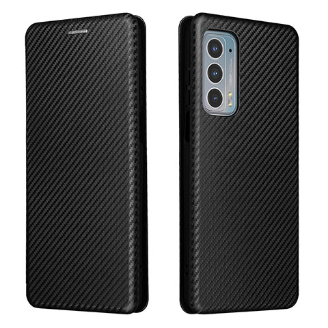 Coque Portefeuille Livre Cuir Etui Clapet L02Z pour Motorola Moto Edge 20 5G Noir