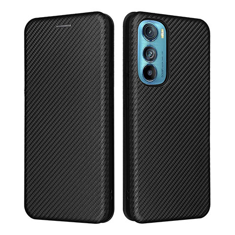 Coque Portefeuille Livre Cuir Etui Clapet L02Z pour Motorola Moto Edge 30 5G Noir