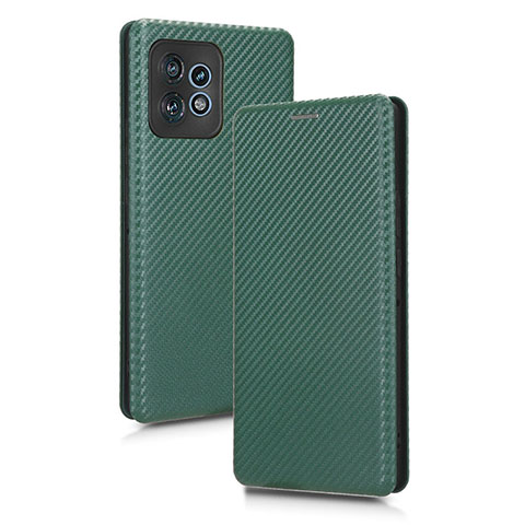 Coque Portefeuille Livre Cuir Etui Clapet L02Z pour Motorola Moto Edge Plus (2023) 5G Vert