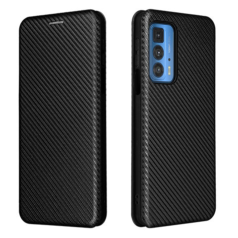 Coque Portefeuille Livre Cuir Etui Clapet L02Z pour Motorola Moto Edge S Pro 5G Noir