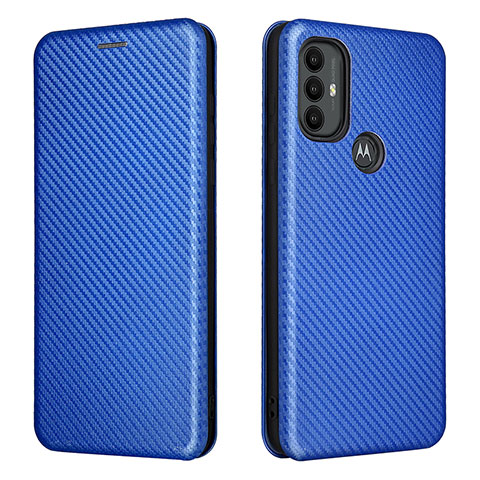 Coque Portefeuille Livre Cuir Etui Clapet L02Z pour Motorola Moto G Play Gen 2 Bleu