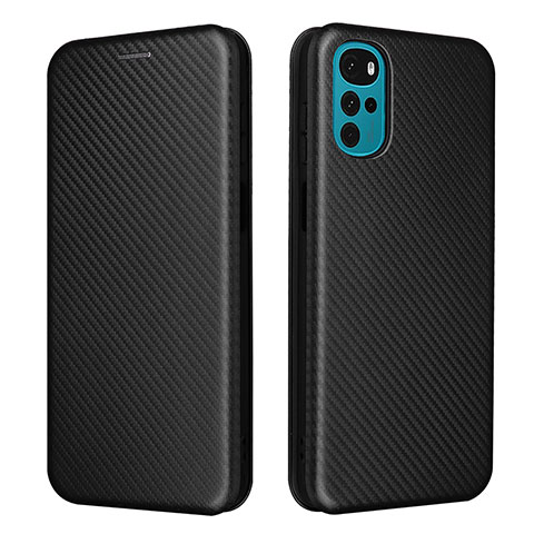 Coque Portefeuille Livre Cuir Etui Clapet L02Z pour Motorola Moto G22 Noir