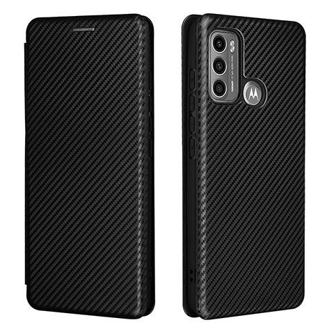 Coque Portefeuille Livre Cuir Etui Clapet L02Z pour Motorola Moto G40 Fusion Noir