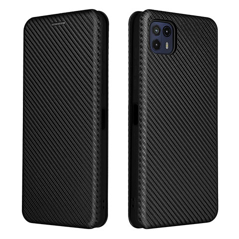 Coque Portefeuille Livre Cuir Etui Clapet L02Z pour Motorola Moto G50 5G Noir