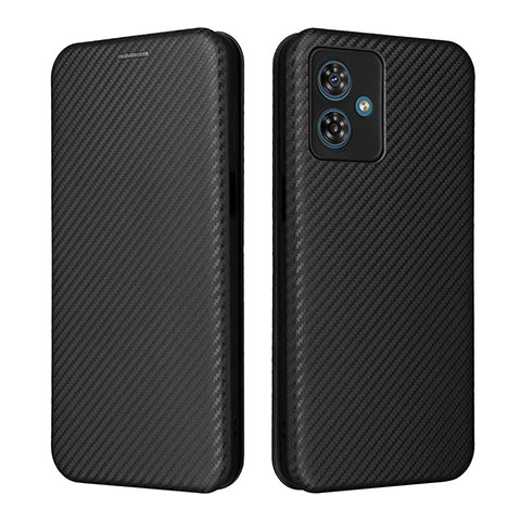 Coque Portefeuille Livre Cuir Etui Clapet L02Z pour Motorola Moto G54 5G Noir