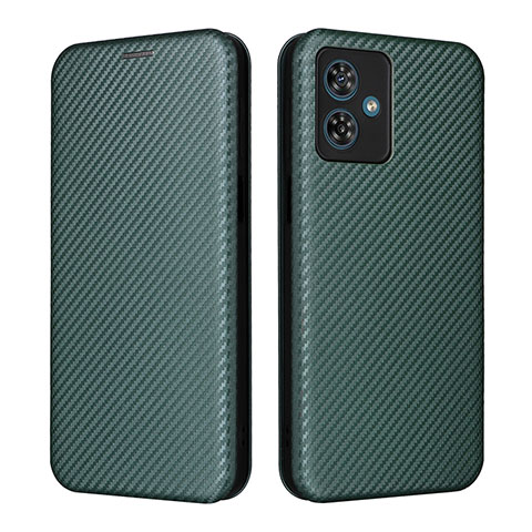 Coque Portefeuille Livre Cuir Etui Clapet L02Z pour Motorola Moto G54 5G Vert