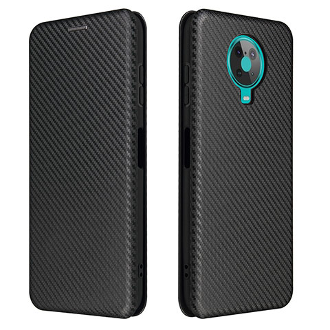 Coque Portefeuille Livre Cuir Etui Clapet L02Z pour Nokia 6.3 Noir