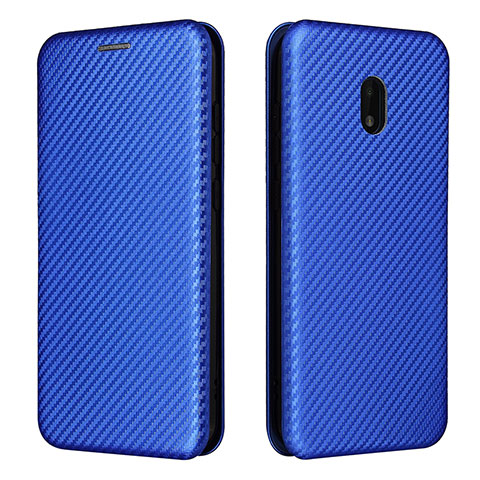 Coque Portefeuille Livre Cuir Etui Clapet L02Z pour Nokia C01 Plus Bleu