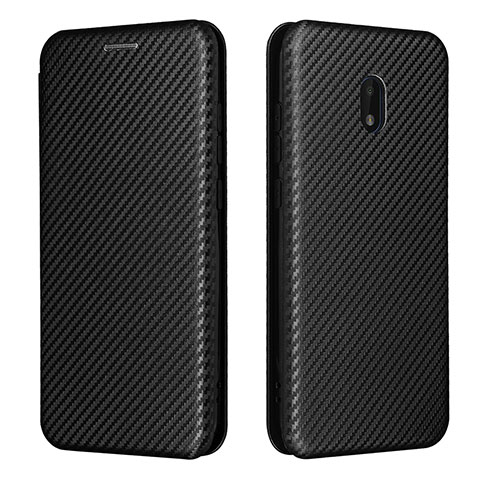 Coque Portefeuille Livre Cuir Etui Clapet L02Z pour Nokia C01 Plus Noir