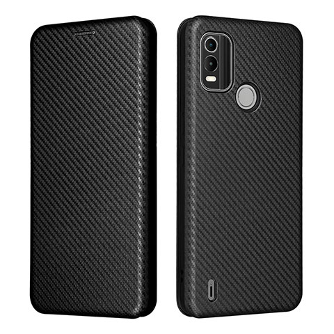 Coque Portefeuille Livre Cuir Etui Clapet L02Z pour Nokia C21 Plus Noir