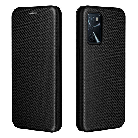 Coque Portefeuille Livre Cuir Etui Clapet L02Z pour Oppo A16s Noir