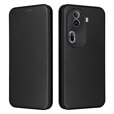 Coque Portefeuille Livre Cuir Etui Clapet L02Z pour Oppo Reno11 Pro 5G Noir