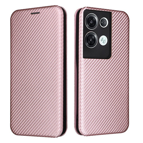 Coque Portefeuille Livre Cuir Etui Clapet L02Z pour Oppo Reno8 Pro+ Plus 5G Vert