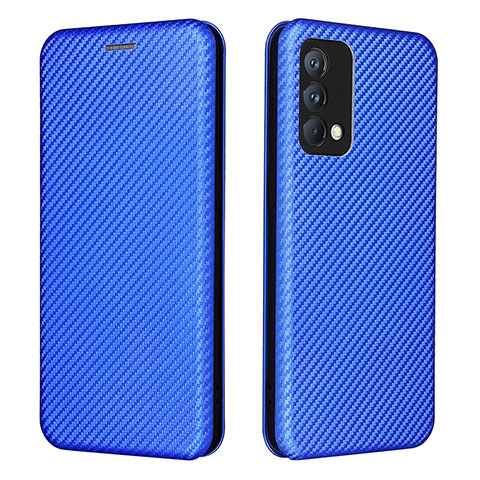 Coque Portefeuille Livre Cuir Etui Clapet L02Z pour Realme GT Master 5G Bleu