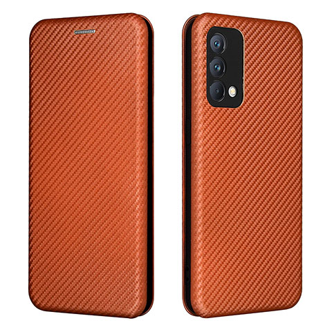 Coque Portefeuille Livre Cuir Etui Clapet L02Z pour Realme GT Master 5G Marron