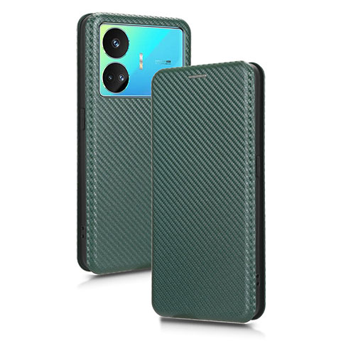 Coque Portefeuille Livre Cuir Etui Clapet L02Z pour Realme GT Neo5 SE 5G Vert