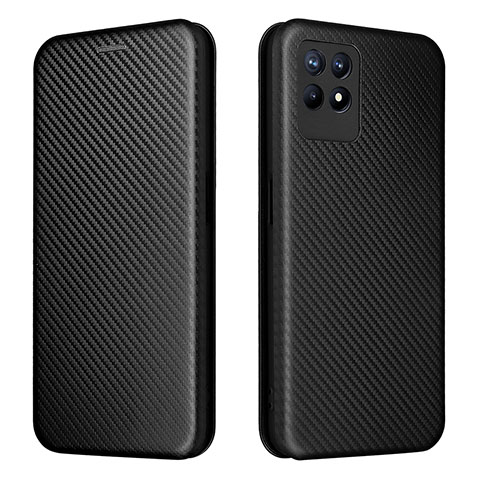 Coque Portefeuille Livre Cuir Etui Clapet L02Z pour Realme Narzo 50 4G Noir