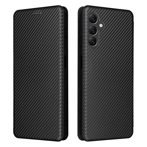 Coque Portefeuille Livre Cuir Etui Clapet L02Z pour Samsung Galaxy A14 4G Noir