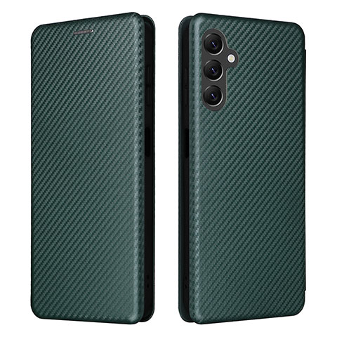 Coque Portefeuille Livre Cuir Etui Clapet L02Z pour Samsung Galaxy A14 4G Vert