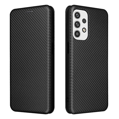 Coque Portefeuille Livre Cuir Etui Clapet L02Z pour Samsung Galaxy A23 4G Noir