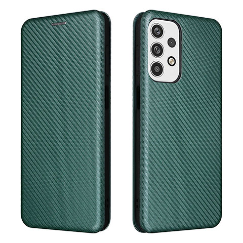 Coque Portefeuille Livre Cuir Etui Clapet L02Z pour Samsung Galaxy A23 4G Vert