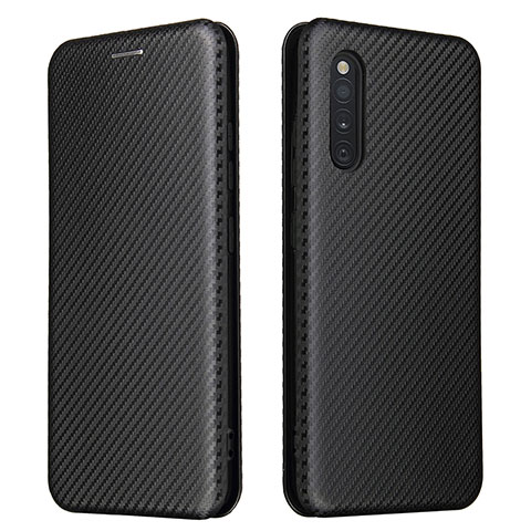 Coque Portefeuille Livre Cuir Etui Clapet L02Z pour Samsung Galaxy A41 SC-41A Noir