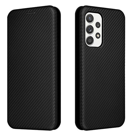 Coque Portefeuille Livre Cuir Etui Clapet L02Z pour Samsung Galaxy A53 5G Noir