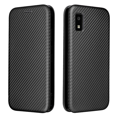 Coque Portefeuille Livre Cuir Etui Clapet L02Z pour Sharp Aquos wish2 Noir