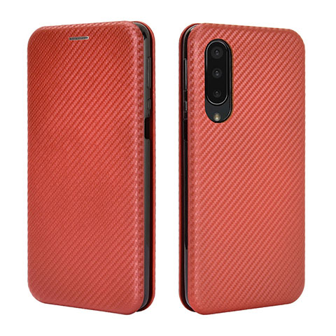 Coque Portefeuille Livre Cuir Etui Clapet L02Z pour Sharp Aquos Zero5G basic Marron