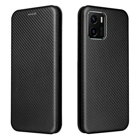 Coque Portefeuille Livre Cuir Etui Clapet L02Z pour Vivo iQOO U5x Noir