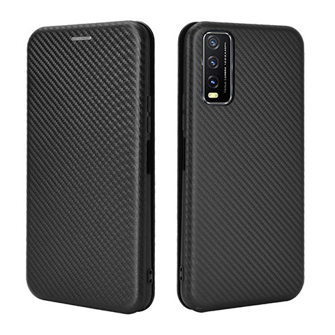 Coque Portefeuille Livre Cuir Etui Clapet L02Z pour Vivo Y12G Noir