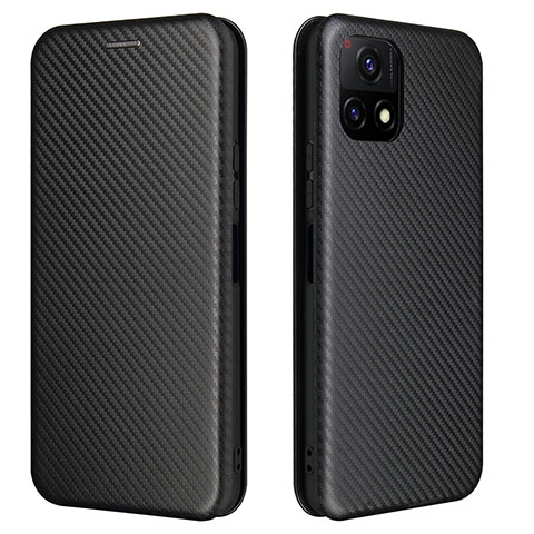 Coque Portefeuille Livre Cuir Etui Clapet L02Z pour Vivo Y31s 5G Noir