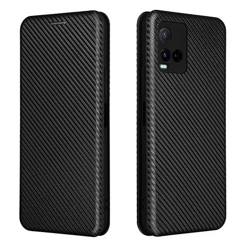 Coque Portefeuille Livre Cuir Etui Clapet L02Z pour Vivo Y33T Noir