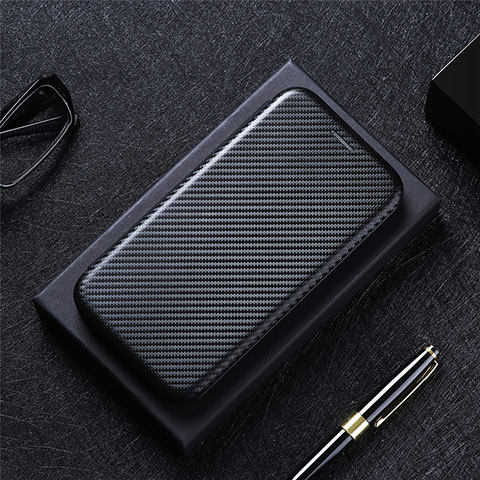 Coque Portefeuille Livre Cuir Etui Clapet L02Z pour Xiaomi Poco C40 Noir