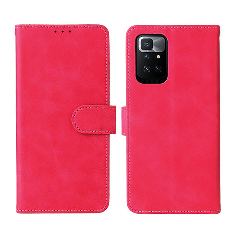 Coque Portefeuille Livre Cuir Etui Clapet L02Z pour Xiaomi Redmi 10 (2022) Or Rose