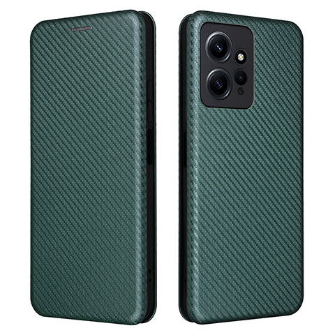 Coque Portefeuille Livre Cuir Etui Clapet L02Z pour Xiaomi Redmi Note 12 4G Vert