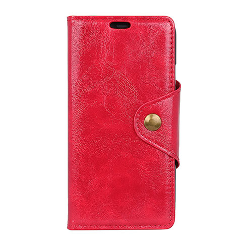 Coque Portefeuille Livre Cuir Etui Clapet L03 pour Asus Zenfone 5 Lite ZC600KL Rouge