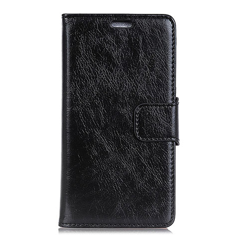 Coque Portefeuille Livre Cuir Etui Clapet L03 pour Asus Zenfone Max Pro M2 ZB631KL Noir