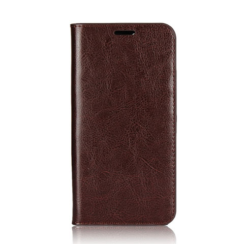 Coque Portefeuille Livre Cuir Etui Clapet L03 pour Huawei Honor 9 Lite Marron