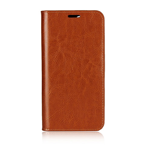 Coque Portefeuille Livre Cuir Etui Clapet L03 pour Huawei Honor 9 Lite Orange