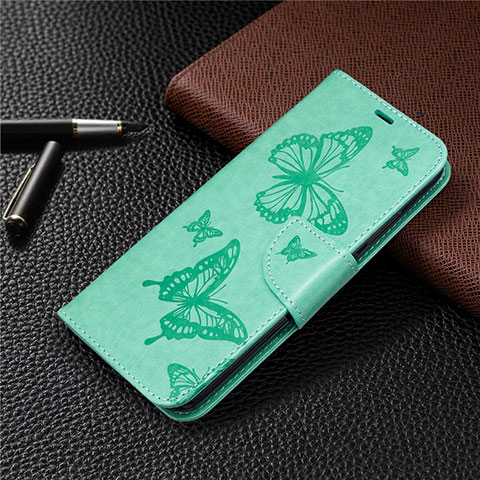 Coque Portefeuille Livre Cuir Etui Clapet L03 pour Huawei Honor 9C Vert